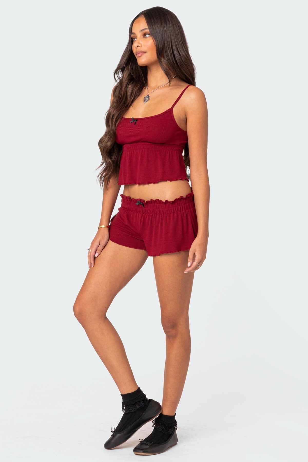 Ruby Ribbed Tank Top