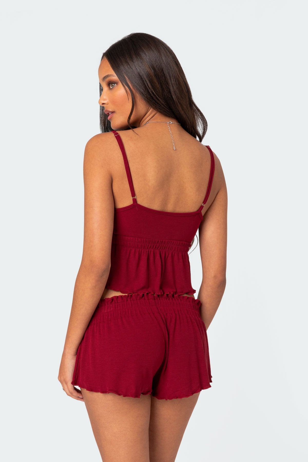 Ruby Ribbed Tank Top